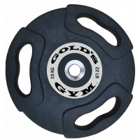 Gold's Gym GG-OGP-RUB-10KG - Olympic Rubber Grip Weight Plate - 10kg